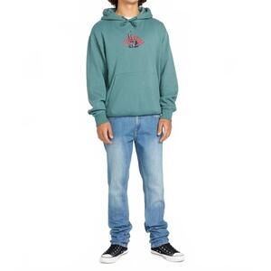 NEW VOLCOM vorta slim fit denim pants in blue bird